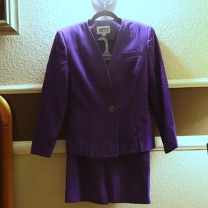 vintage purple suit set